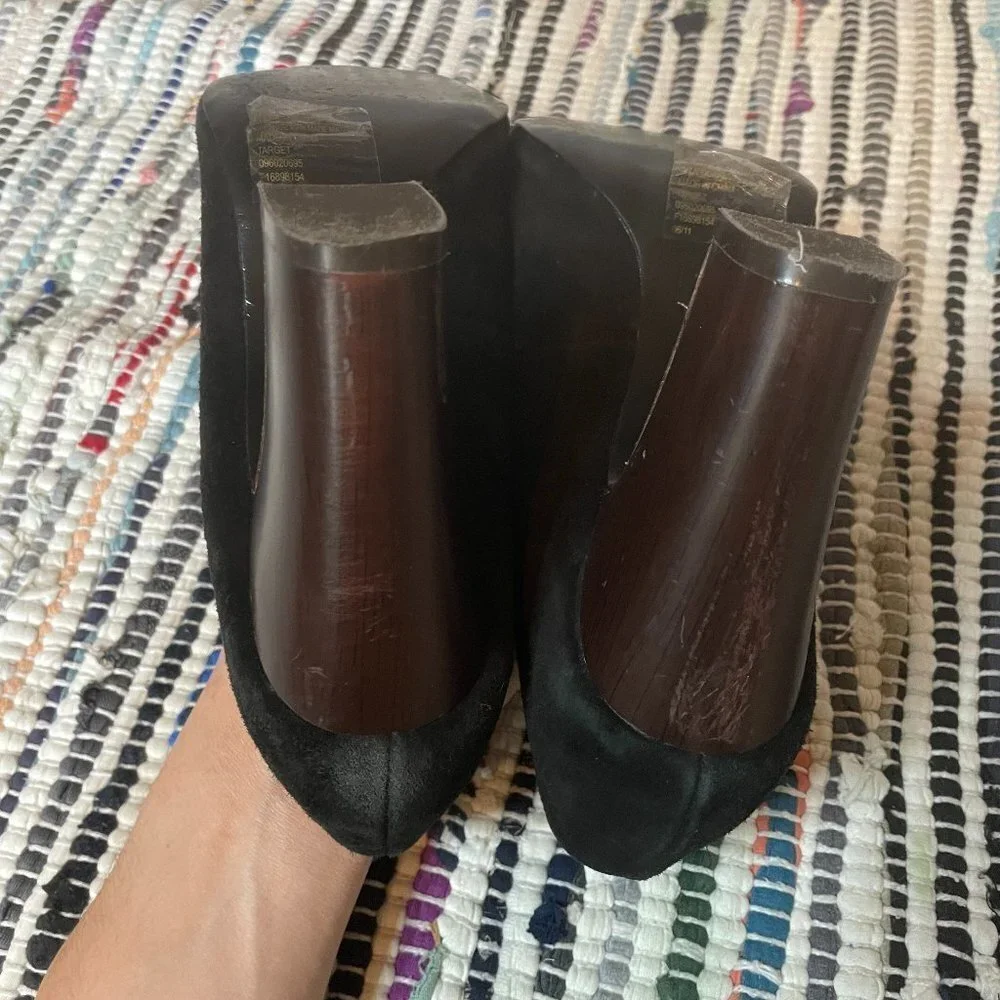 Missoni For Target Suede Chevron Pumps in Black - Picture 10 of 10